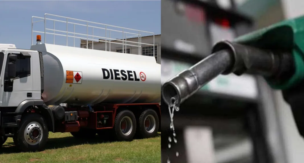 Diesel-tanker